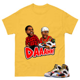 Daaamn Sneaker Meme Graphic Tee, Shirt to Match Air Jordan 7 Miro, Air Jordan 7 Miro Unisex Shirt
