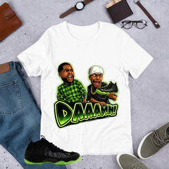Daaamn Sneaker Shirt - Match Air Foamposite One Black Volt