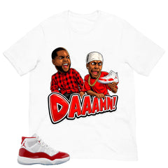 Daaamn Sneaker Shirt - Matching Air Jordan 11 Retro 'Cherry'