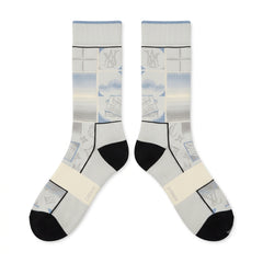Dawn Socks – A Ma Maniére x Air Jordan 5 Inspired Mid-Calf Unisex Crew Socks