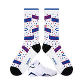 Defining Moments Pack Sneaker Match Socks ā Air Jordan 7 GS Defining Moments Inspired Mid-Calf Crew Socks