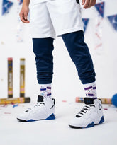 Defining Moments Pack Sneaker Match Socks ā Air Jordan 7 GS Defining Moments Inspired Mid-Calf Crew Socks