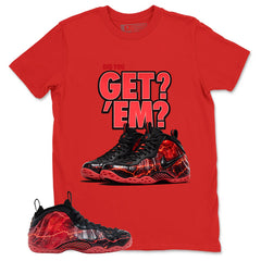 Did You Get Em Graphic Tee, Shirt to Match Air Foamposite Stranger Things, Air Foamposite Unisex Blue Shirt