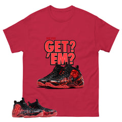 Did You Get Em Graphic Tee, Shirt to Match Air Foamposite Stranger Things, Air Foamposite Unisex Blue Shirt