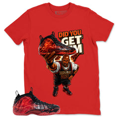 Did You Get Em MJ Graphic Tee, Shirt to Match Air Foamposite Stranger Things, Air Foamposite Unisex Blue Shirt