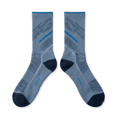 Diffused Blue Sneaker Match Socks – Air Jordan 6 Retro Inspired Mid-Calf Unisex Crew Socks