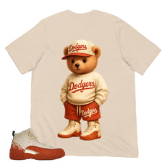 Dodgers Bear Shirt - Matching Eastside Golf x Air Jordan 12 'Out the Mud'