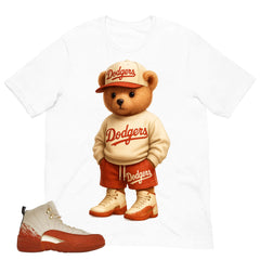 Dodgers Bear Shirt - Matching Eastside Golf x Air Jordan 12 'Out the Mud'
