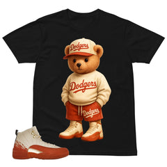 Dodgers Bear Shirt - Matching Eastside Golf x Air Jordan 12 'Out the Mud'