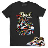 Don't Touch My Kicks Graphic Tee, Shirt to Match Air Jordan 7 Miro, Air Jordan 7 Miro Unisex Shirt