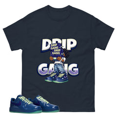 Drip Gang Graphic Tee, Shirt to Match Air Force 1 Mystic Navy, Air Force 1 Unisex Shirt