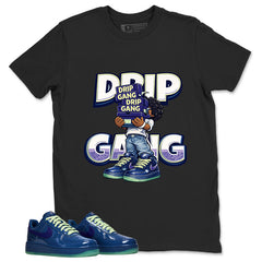 Drip Gang Graphic Tee, Shirt to Match Air Force 1 Mystic Navy, Air Force 1 Unisex Shirt