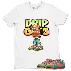 Drip Gang Graphic Tee, Shirt to Match SB Dunk Green Noise, SB Dunk Green Noise Watermelon Unisex Shirt