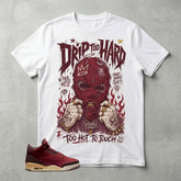 Drip To Hard Graphic Tee - Shirt To Match Air Jordan 3 Bin23