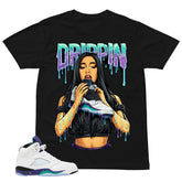 Drippin Girl Shirt - Matching Air Jordan 5 Retro 'Grape' 2025