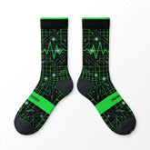 Electric Green Socks ā Air Jordan 6 Retro Inspired Mid-Calf Unisex Crew Socks