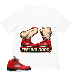 Feeling Good Shirt - Match Air Jordan 5 Raging Bull