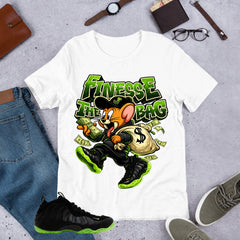 Finesse The Bag Shirt - Match Air Foamposite One Black Volt