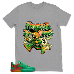 Finesse The Bag Shirt - Match Air Force 1 Stadium Green Crimson