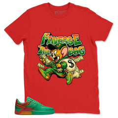 Finesse The Bag Shirt - Match Air Force 1 Stadium Green Crimson