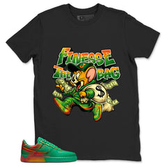 Finesse The Bag Shirt - Match Air Force 1 Stadium Green Crimson