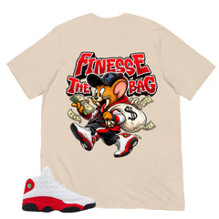 Finesse The Bag Shirt - Match Air Jordan 13 'True Red' 2026