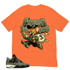 Finesse The Bag Shirt - Match Air Jordan 4 Undefeated