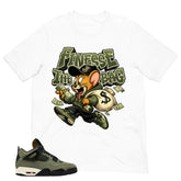 Finesse The Bag Shirt - Match Air Jordan 4 Undefeated