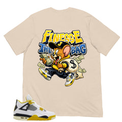Finesse The Bag Shirt - Match Air Jordan 4 Vivid Sulfur