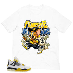 Finesse The Bag Shirt - Match Air Jordan 4 Vivid Sulfur
