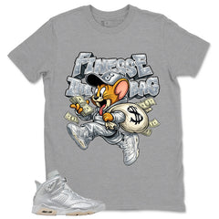 Finesse The Bag Shirt - Match Air Jordan 6 x Paris Saint-Germain Metallic Silver