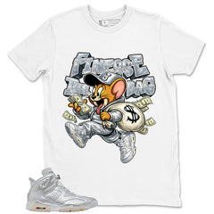 Finesse The Bag Shirt - Match Air Jordan 6 x Paris Saint-Germain Metallic Silver