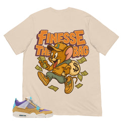 Finesse The Bag Shirt - Match Union LA x Air Jordan 4 Desert Moss
