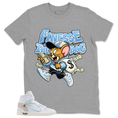 Finesse The Bag Shirt - Match Virgil Abloh x Air Jordan 1 Alaska