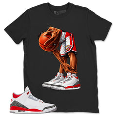 Fire Red 3s Zadago Shirt Ball Time Graphic
