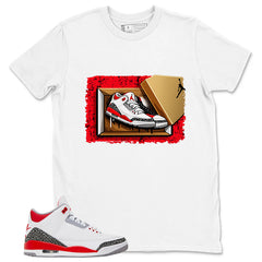 Fire Red 3s Zadago Shirt New Kicks Graphic