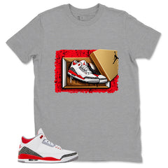 Fire Red 3s Zadago Shirt New Kicks Graphic