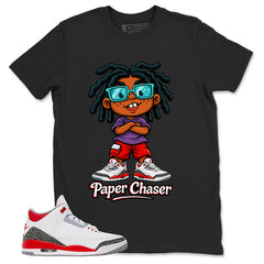 Fire Red 3s Zadago Shirt Paper Chaser Graphic
