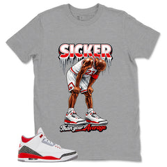 Fire Red 3s Zadago Shirt Sicker Than Your Average Graphic