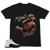 Flight Legend MJ Shirt - Match Air Jordan 12 'Taxi'