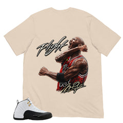 Flight Legend MJ Shirt - Match Air Jordan 12 'Taxi'