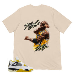 Flight Legend MJ Shirt - Match Air Jordan 4 Vivid Sulfur