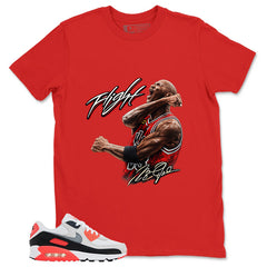 Flight Legend MJ Shirt - Match Air Max 90 Infrared