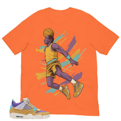 Flight Legend MJ Shirt - Match Union LA x Air Jordan 4 Desert Moss