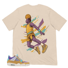 Flight Legend MJ Shirt - Match Union LA x Air Jordan 4 Desert Moss