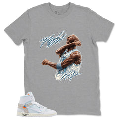 Flight Legend MJ Shirt - Match Virgil Abloh x Air Jordan 1 Alaska