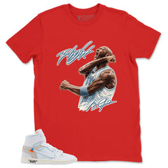 Flight Legend MJ Shirt - Match Virgil Abloh x Air Jordan 1 Alaska