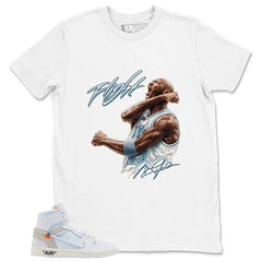 Flight Legend MJ Shirt - Match Virgil Abloh x Air Jordan 1 Alaska