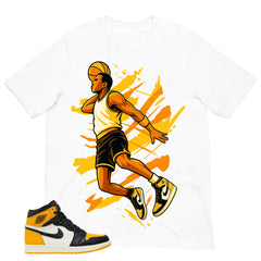 Flight Legend Shirt - Match Air Jordan 1 Yellow Toe