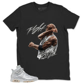 Flight Legend Shirt - Match Air Jordan 6 x Paris Saint-Germain Metallic Silver